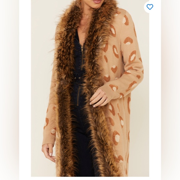 Show Me Your Mumu Womens Leopard Langston Cardigan Small - Picture 1 of 10